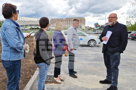Шумен - инж. Андреан Ваньов - брифинг - облагородяване на локалното платно на ул. „Марица“