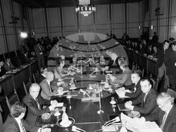 Момент от заседанието на Комитета на министрите на външните работи на държавите участнички във Варшавския договор