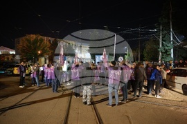 Градски транспорт - служители - протест