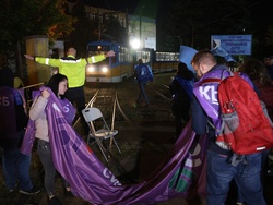 Градски транспорт - служители - протест