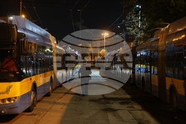 Градски транспорт - служители - протест