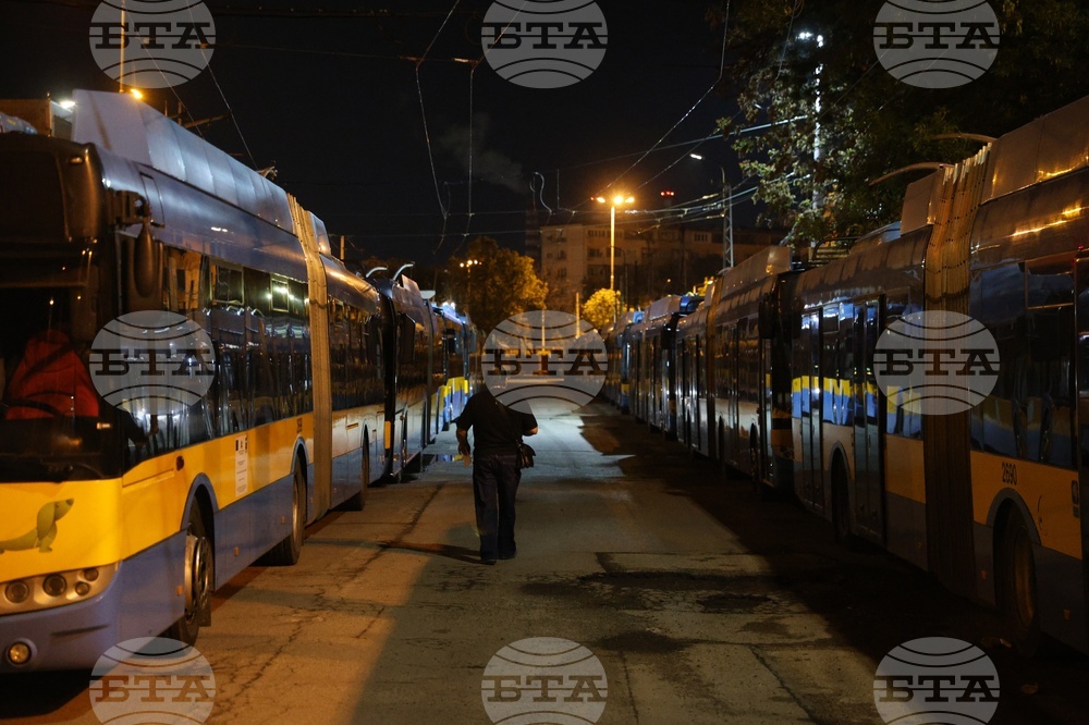 Градски транспорт - служители - протест