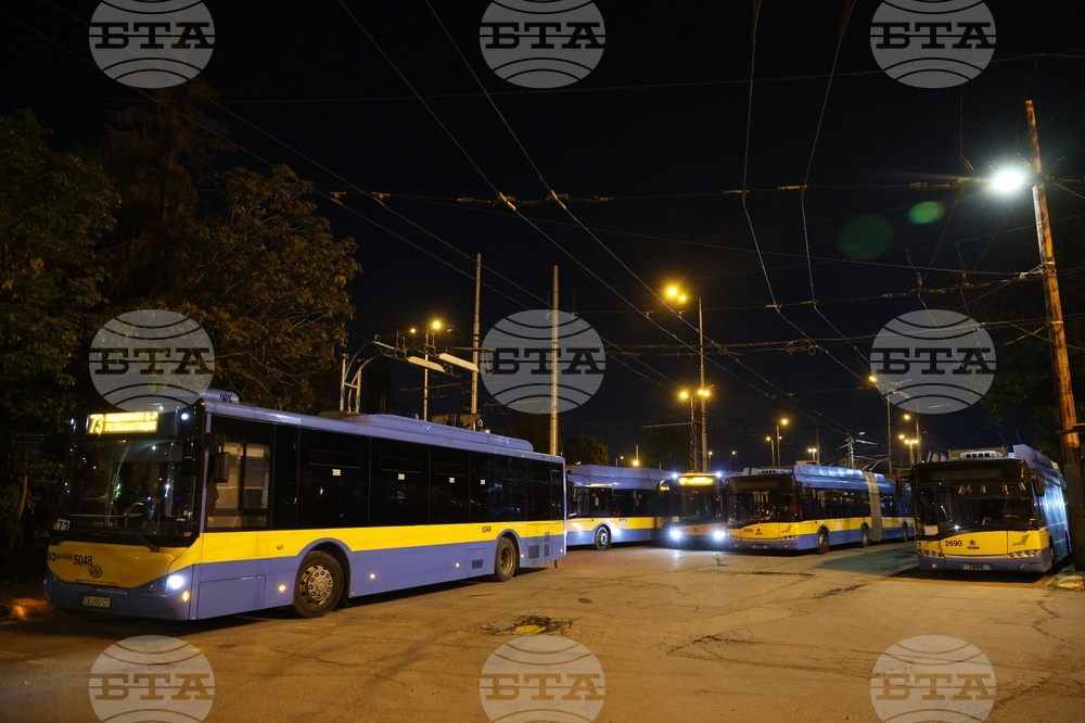 Градски транспорт - служители - протест