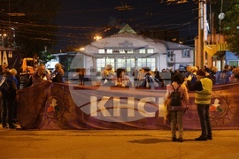 Градски транспорт - служители - протест