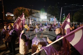 Градски транспорт - служители - протест