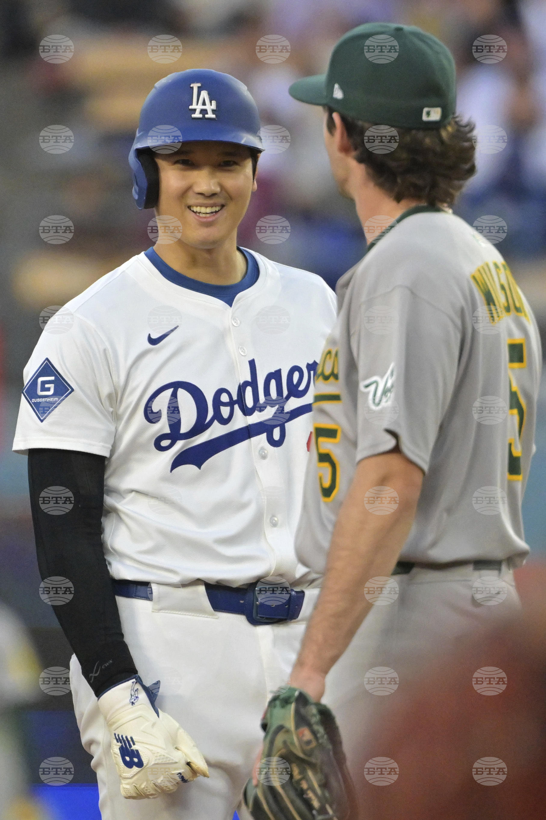 Athletics Dodgers Baseball