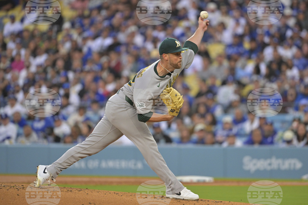 Athletics Dodgers Baseball
