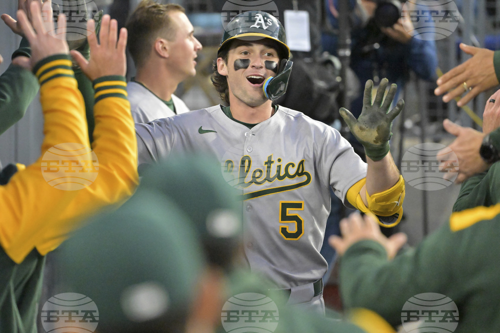 Athletics Dodgers Baseball