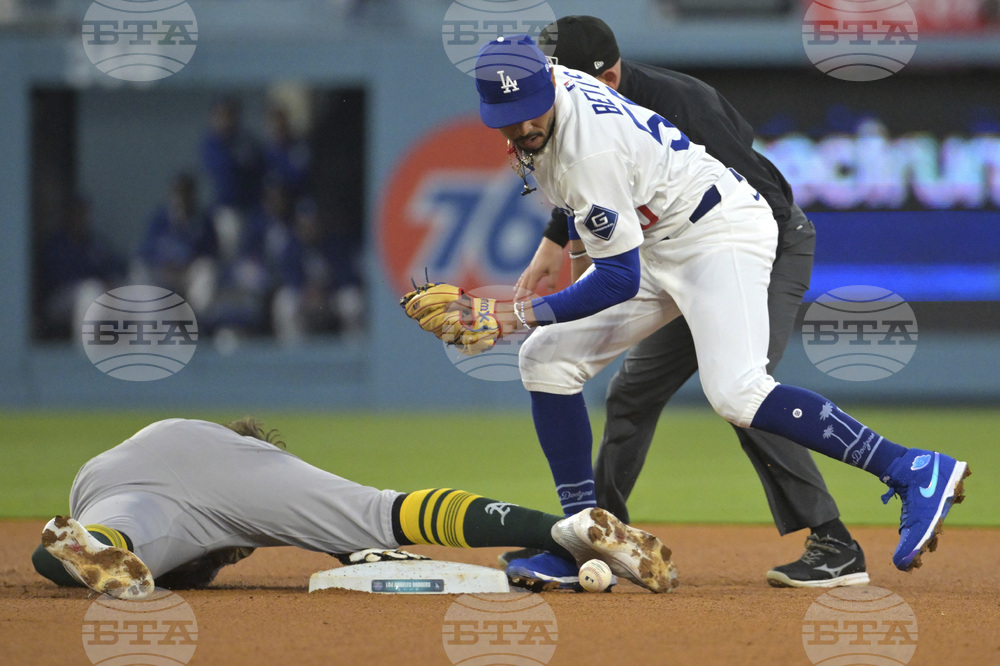 Athletics Dodgers Baseball