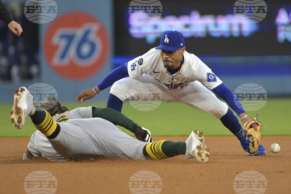 Athletics Dodgers Baseball