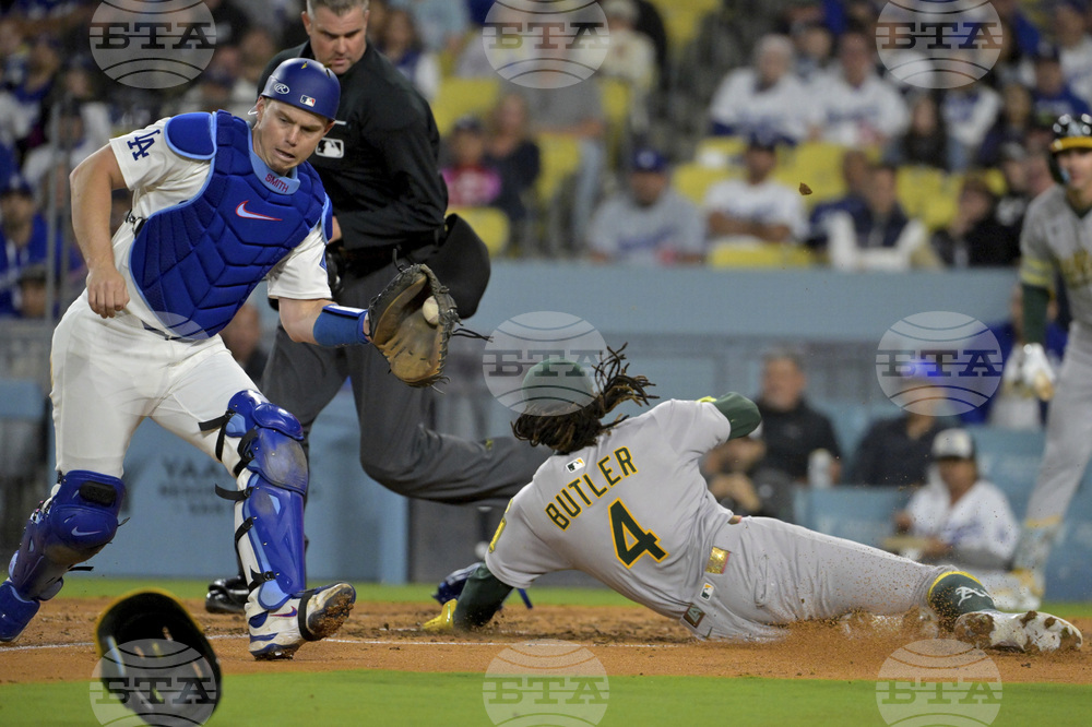 Athletics Dodgers Baseball