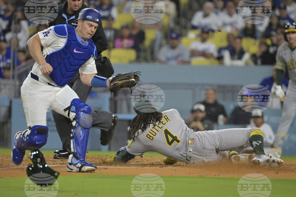 Athletics Dodgers Baseball