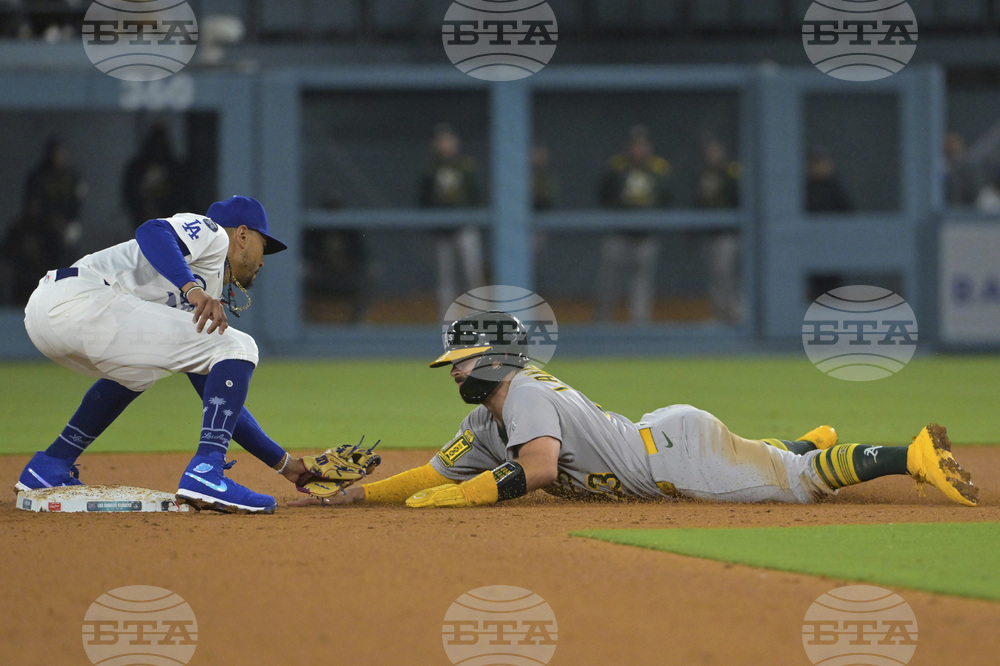 Athletics Dodgers Baseball