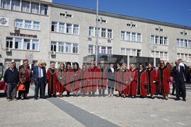Бургас - студентски гвардейски отряд - церемония