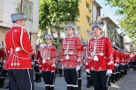 Бургас - студентски гвардейски отряд - церемония