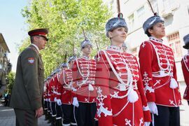 Бургас - студентски гвардейски отряд - церемония
