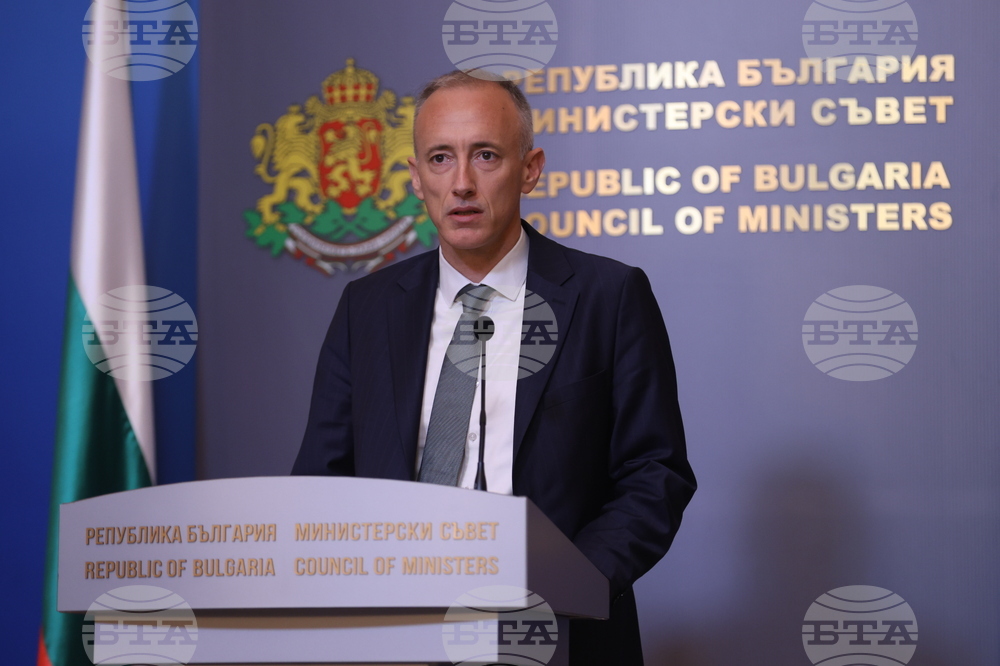 Министерски съвет - Красимир Вълчев  - брифинг