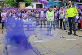 Протест - градски транспорт
