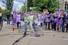 Протест - градски транспорт