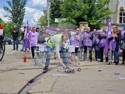 Протест - градски транспорт