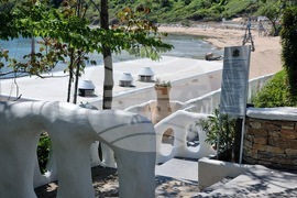 Плаж „Къмпинг Черноморец“ - подготовка - син флаг