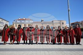 Бургас - студентски гвардейски отряд - церемония