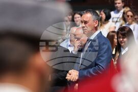 Бургас - студентски гвардейски отряд - церемония