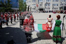 Бургас - студентски гвардейски отряд - церемония