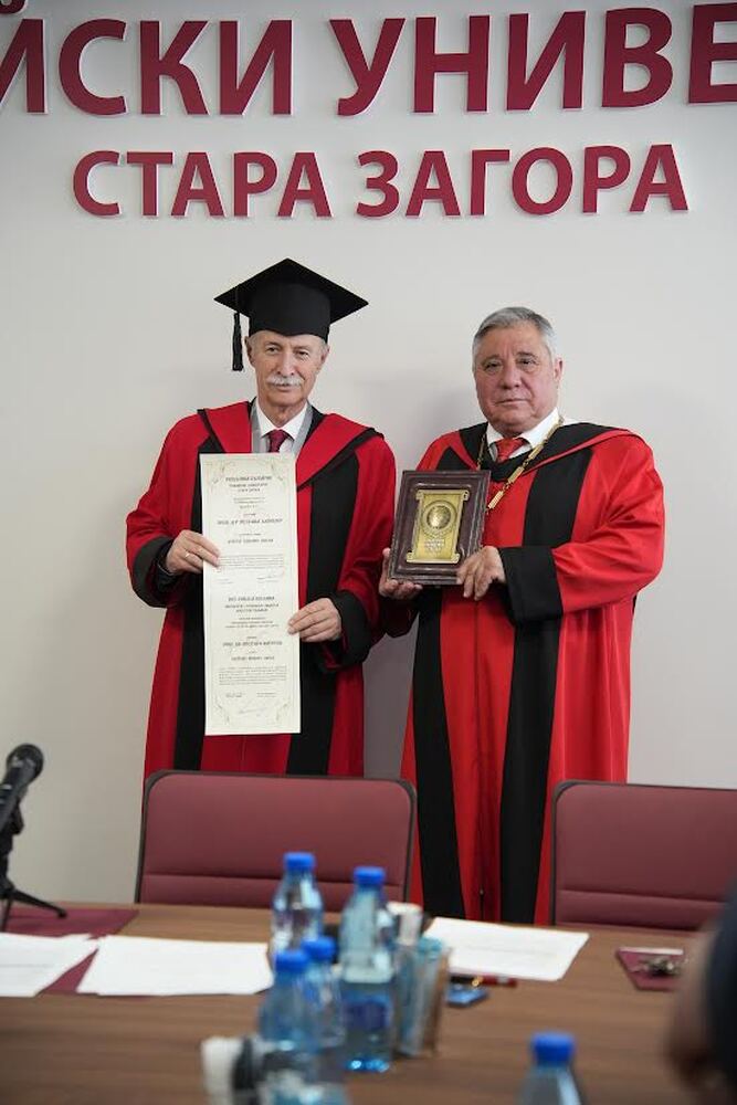 Проф. д-р Мустафа Хатиплер стана доктор хонорис кауза на Тракийски университет - Стара Загора