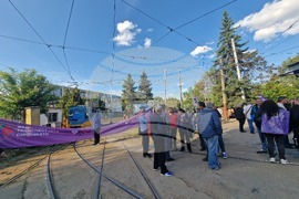 Протест - градски транспорт