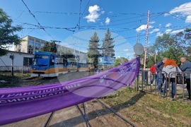 Протест - градски транспорт