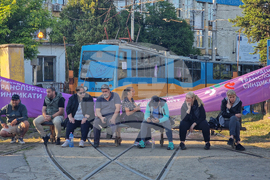 Протест - градски транспорт