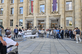 Русе - протест - загинали младежи