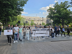 Русе - протест - загинали младежи