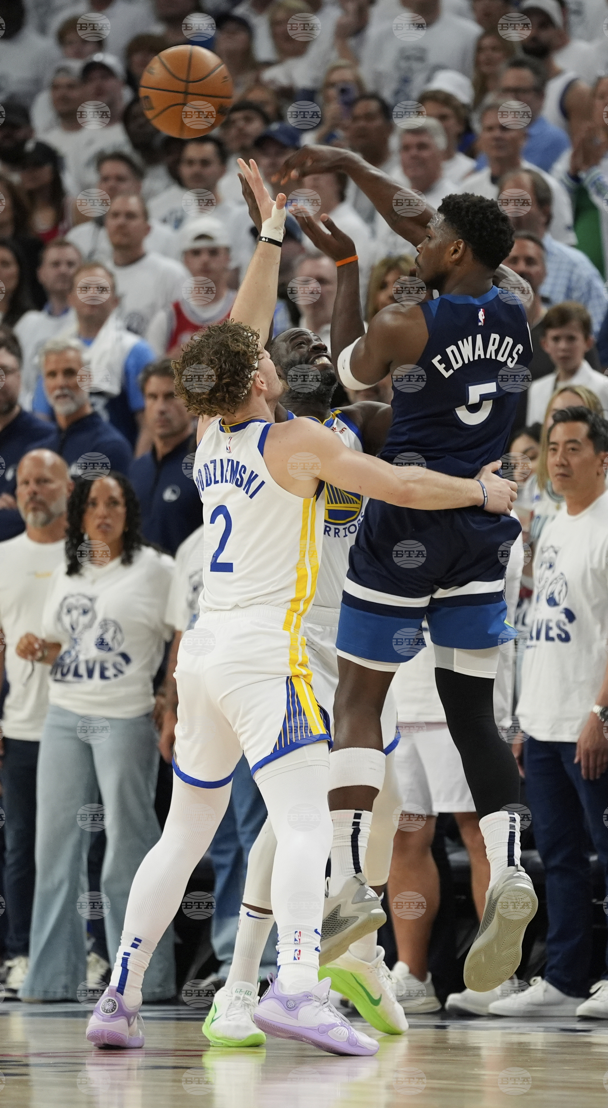 Warriors Timberwolves Basketball