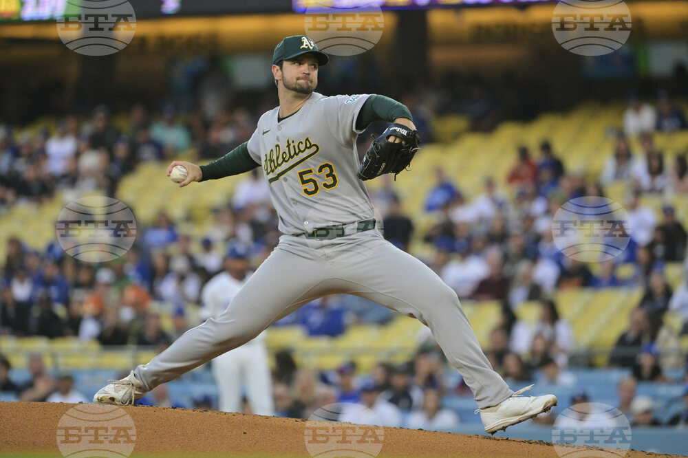 Athletics Dodgers Baseball