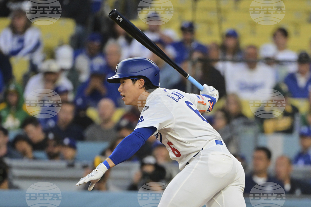 Athletics Dodgers Baseball