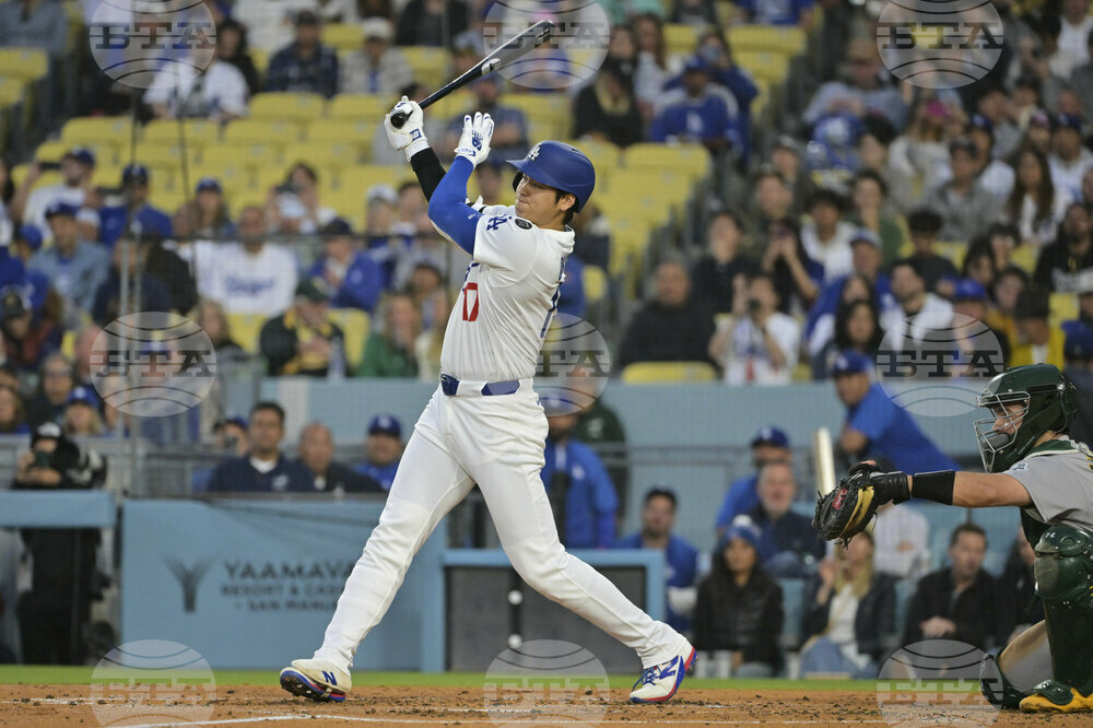 Athletics Dodgers Baseball