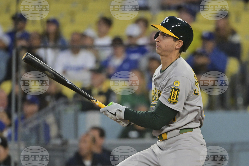 Athletics Dodgers Baseball