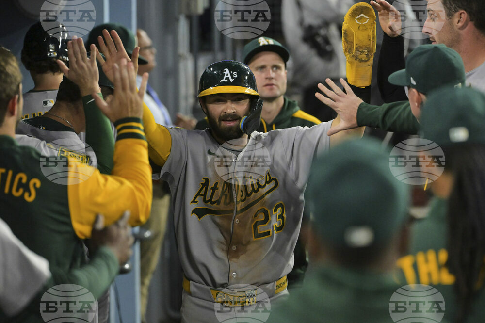 Athletics Dodgers Baseball