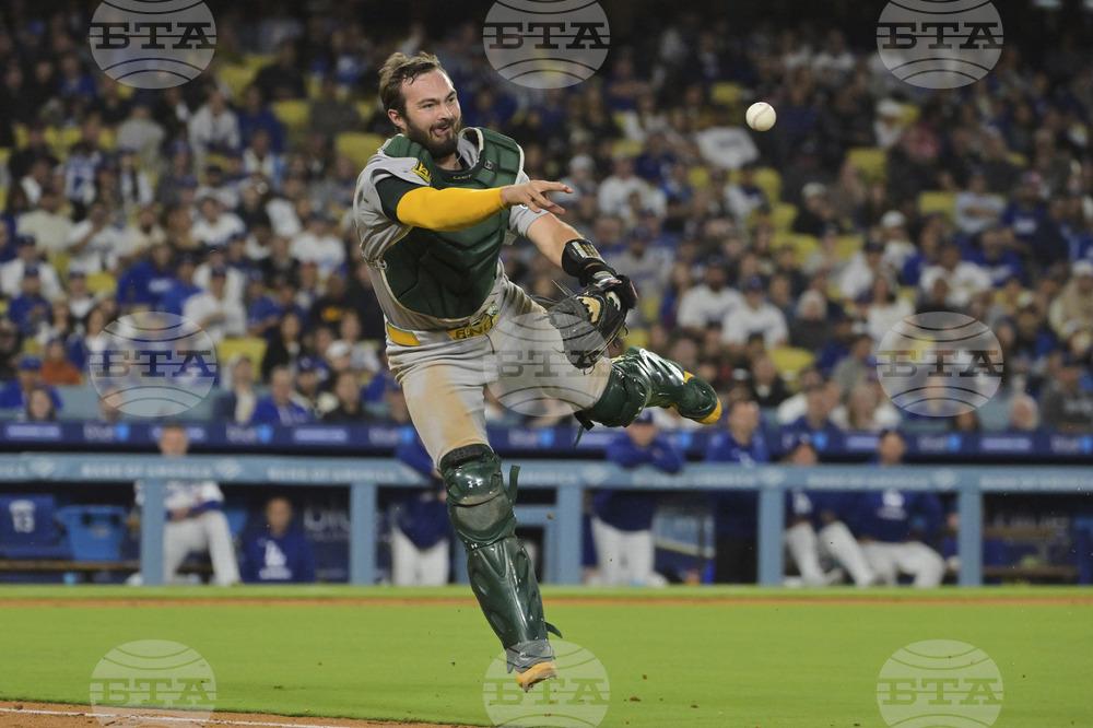 Athletics Dodgers Baseball