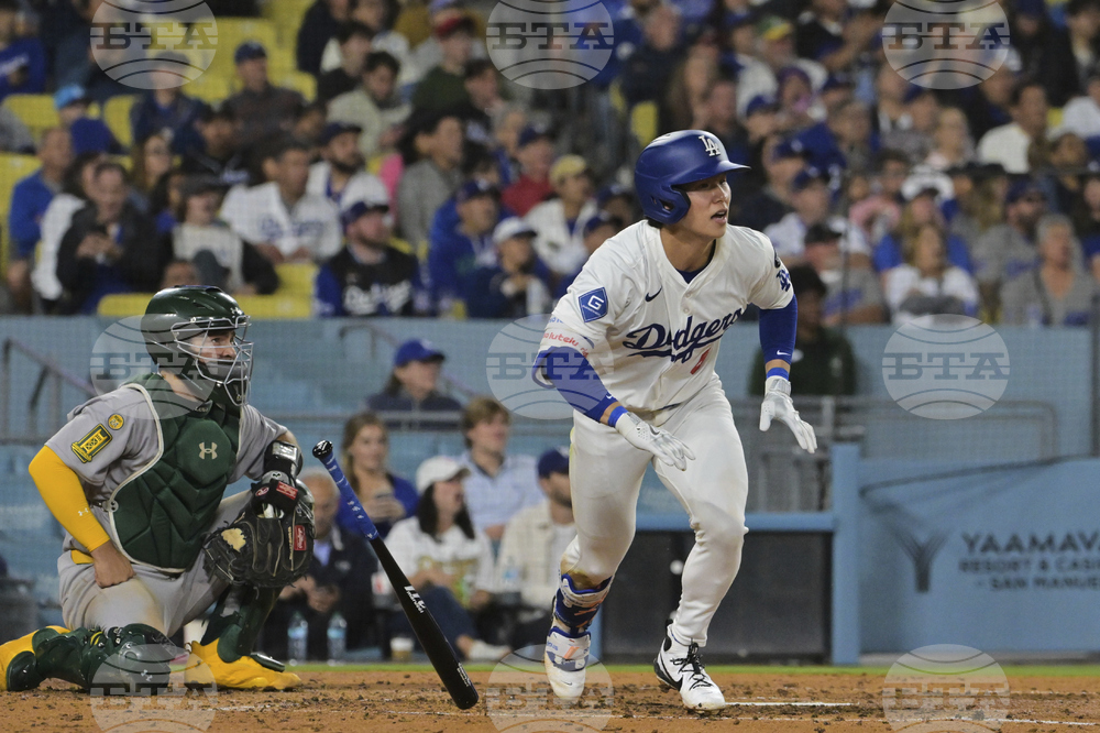 Athletics Dodgers Baseball