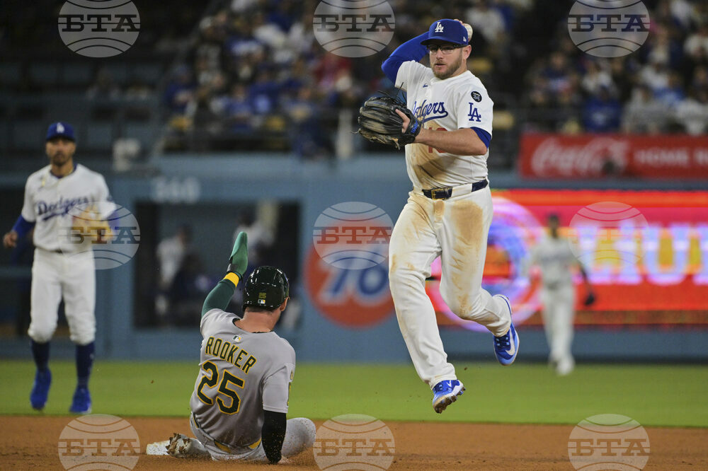 Athletics Dodgers Baseball