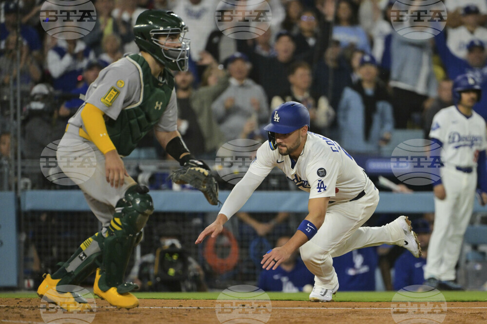 Athletics Dodgers Baseball