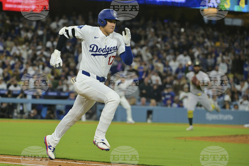 Athletics Dodgers Baseball