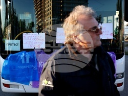 Градски транспорт - служители - протест