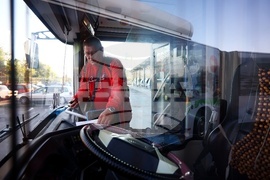 Градски транспорт - служители - протест