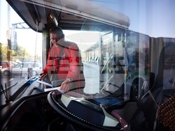 Градски транспорт - служители - протест