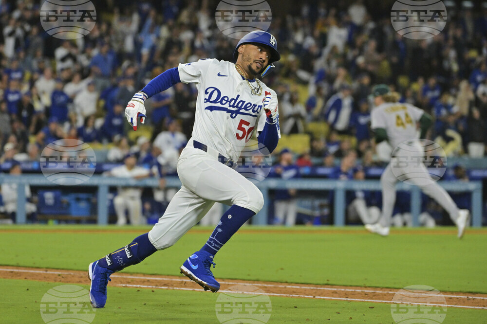 Athletics Dodgers Baseball