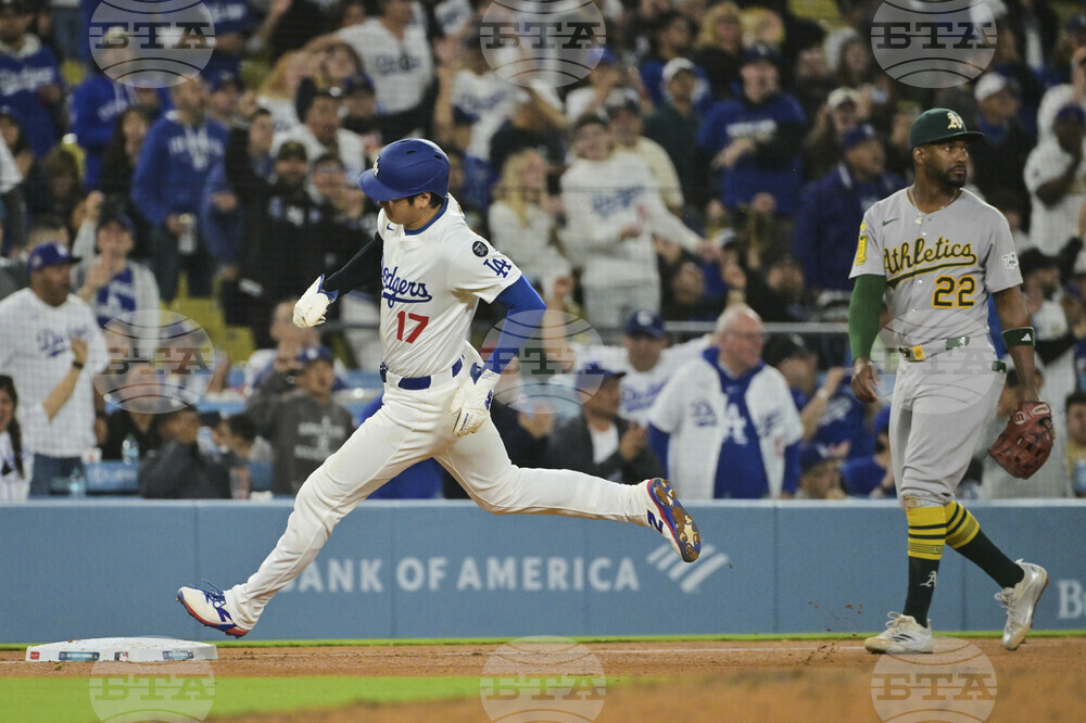 Athletics Dodgers Baseball